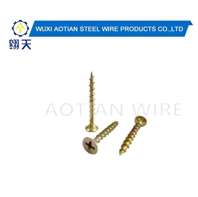 Sgriw Drywall Sinc Melyn Plated